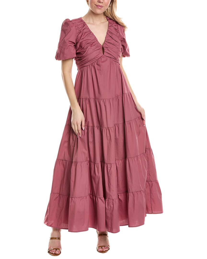 CHARLES HENRY CHARLES HENRY RUCHED TIERED MINI DRESS