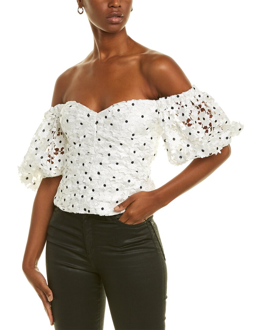 Image of Self-Portrait Daisy Lace Top