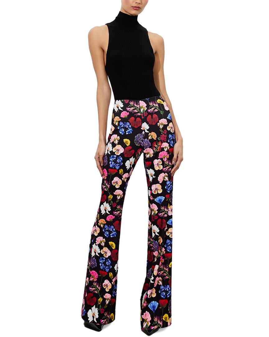 Alice And Olivia Women's Floral Boot-cut Pants