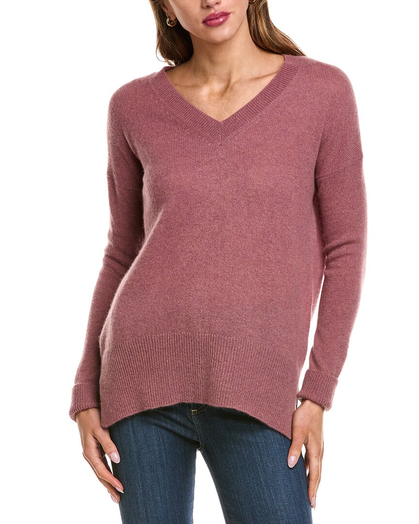 Philosophy Di Lorenzo Serafini Philosophy Oversized V-neck Sweater In Pink