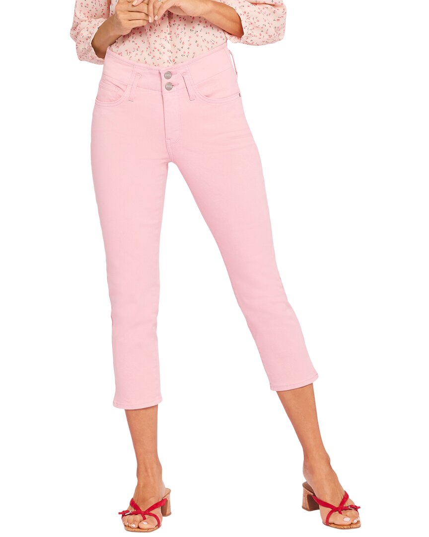 Nydj Chloe Hollywood Side Slit Capri Jeans