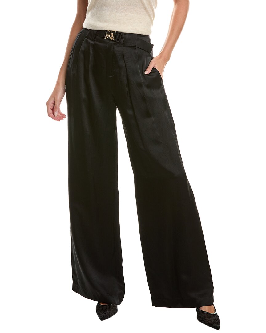 Nicholas Iman Silk-blend Pant In Black