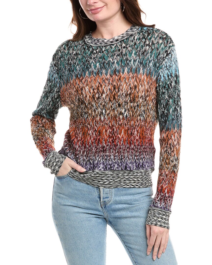 M Missoni Wool-blend Sweater In Multi