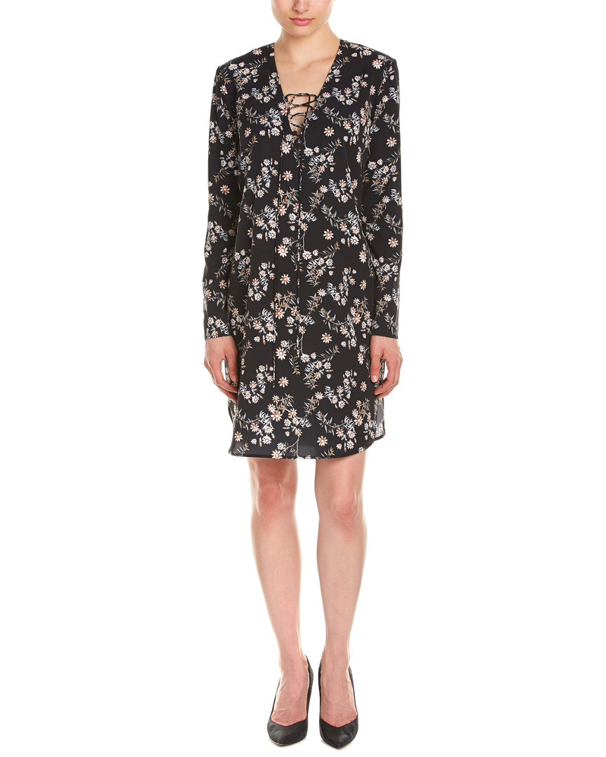 Image of Amanda Uprichard Lace-Up Shift Dress