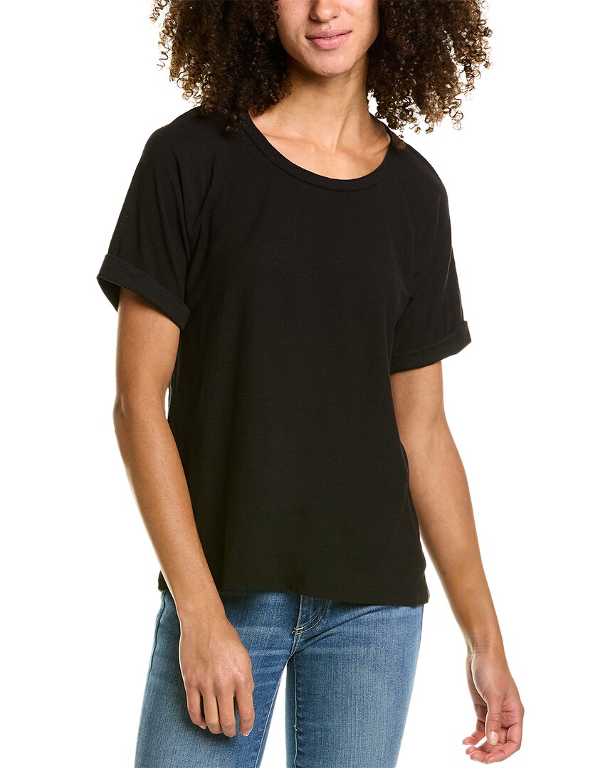Shop James Perse Boyfriend T-shirt In Black