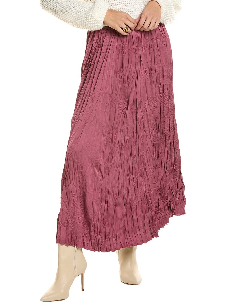 Nic + Zoe Nic+zoe Crinkle Crush Skirt In Gray
