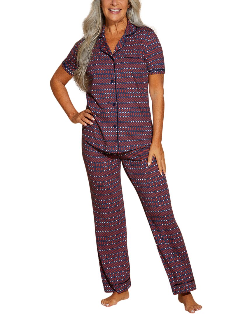 COSABELLA COSABELLA BELLA PRINTED TOP PANT PAJAMA SET