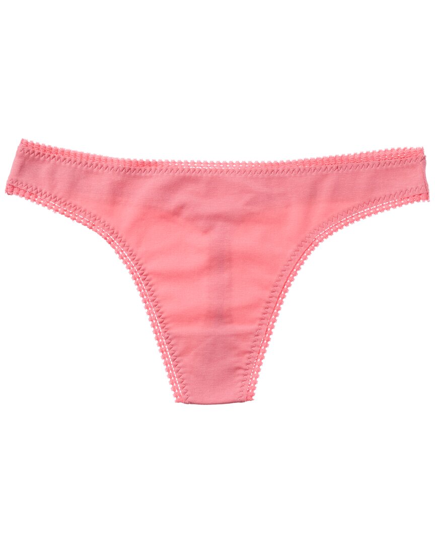 On Gossamer Gossamer Mesh Hip G Thong In Pink