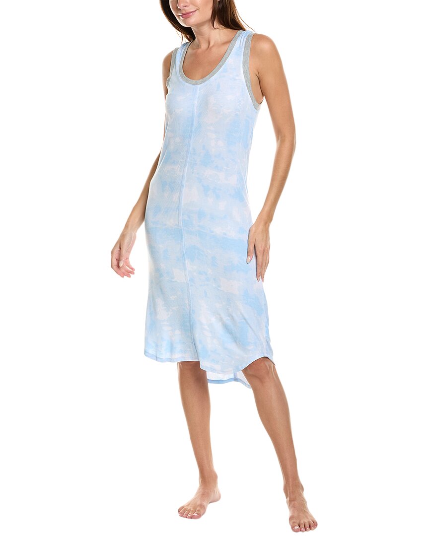 Splendid Racerback Maxi Dress In Blue