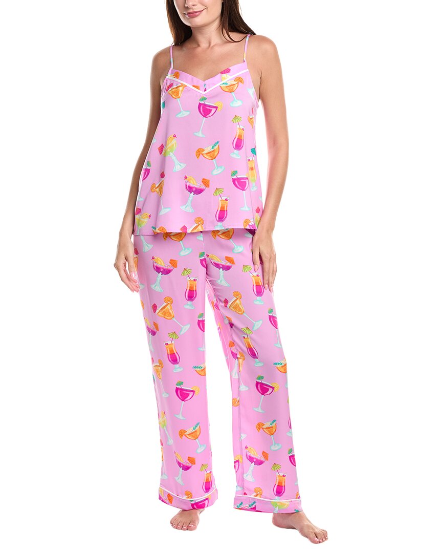 Room Service 2pc Cami & Pant Set In Pink