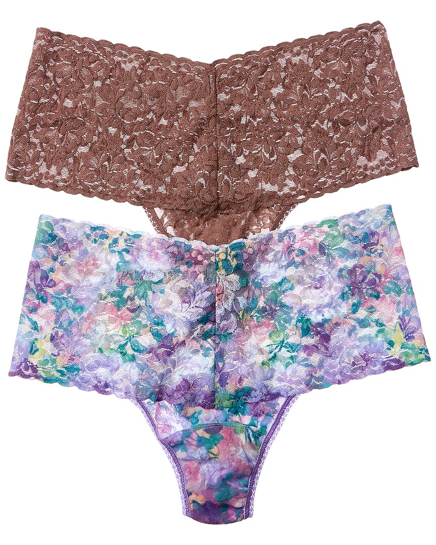 Hanky Panky 2pk Printed Retro Thong