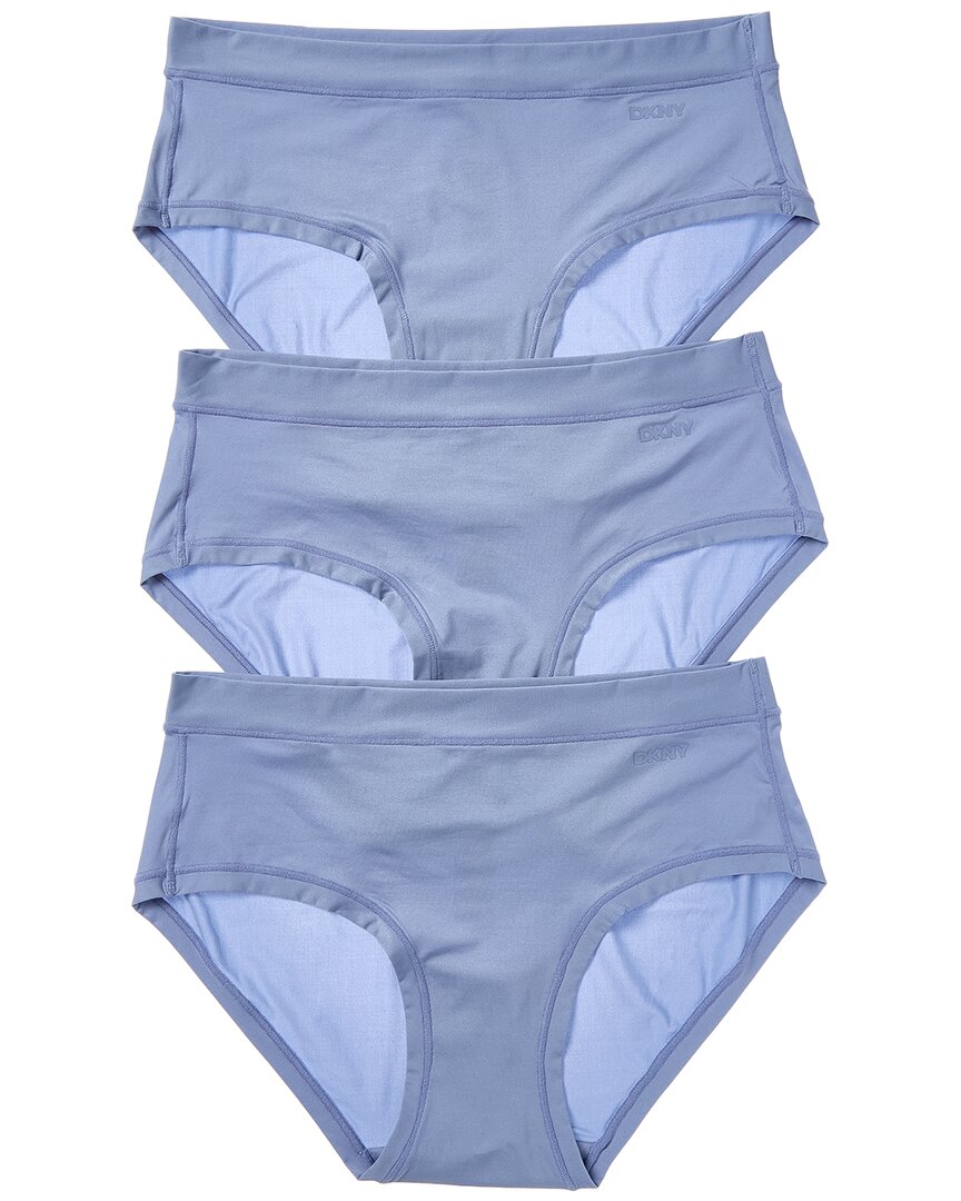 Dkny 3pk Active Comfort Hipster In Blue