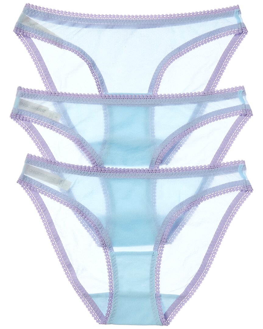 On Gossamer Ongossamer 3pk Hip Bikini In Blue
