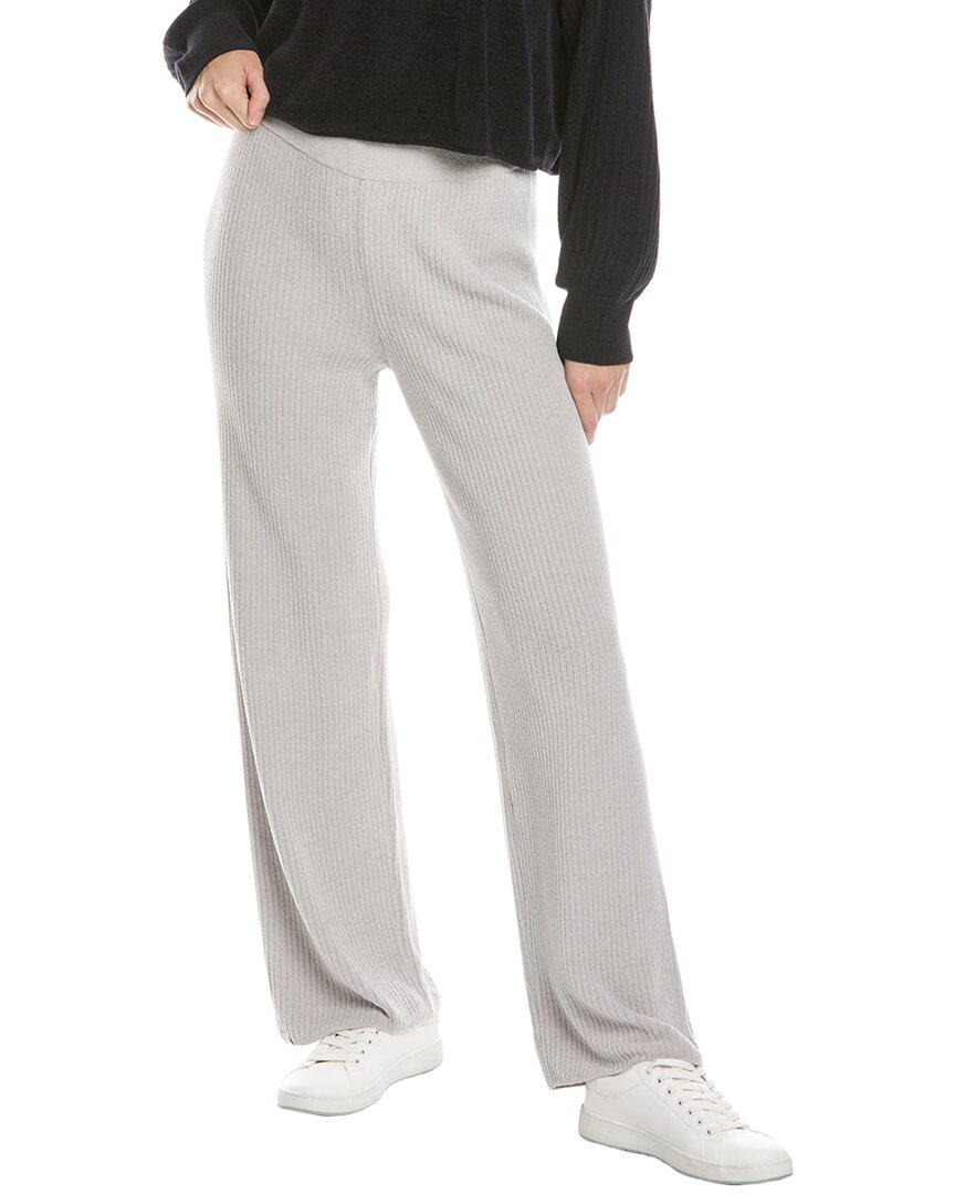 Barefoot Dreams Cozychic Ultra Lite Solid Rib Pant In Grey