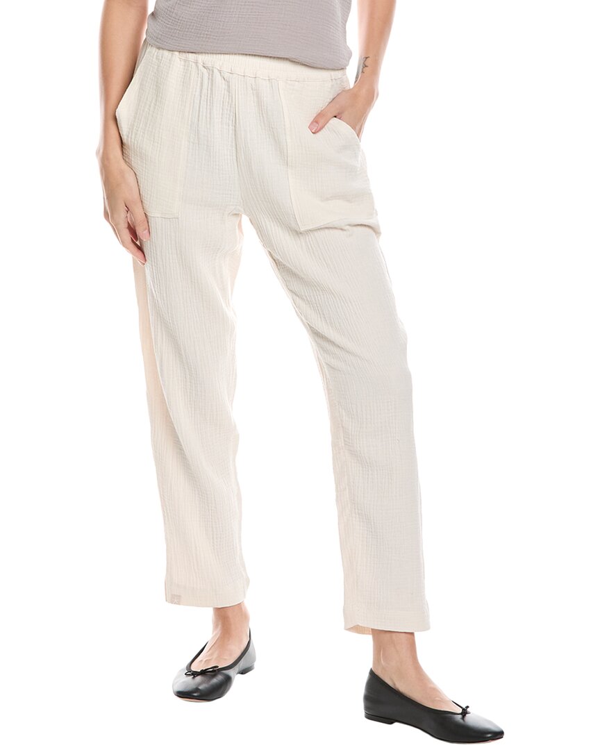 Barefoot Dreams Malibu Collection Sun Soaked Cropped Pant In Brown