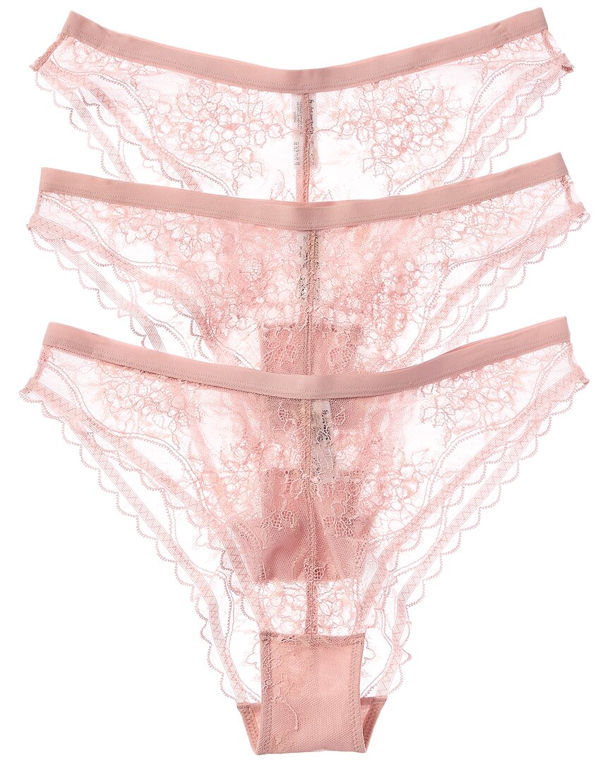 B.TEMPT'D BY WACOAL B.TEMPT’D BY WACOAL 3PK NO STRINGS ATTACHED CHEEKY BIKINI