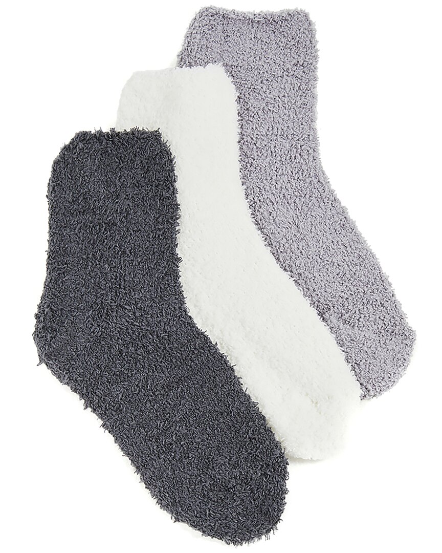 Stems Plush Cozy Ankle Socks 3-pack