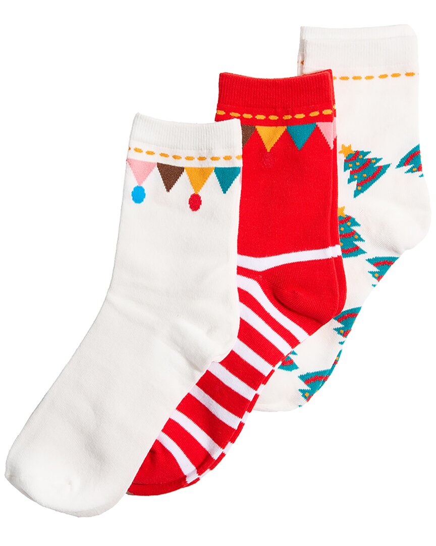 Stems Festive 3-pack Crew Socks Gift Set