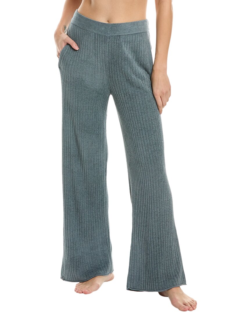 Barefoot Dreams Rolled Edge Pant In Blue