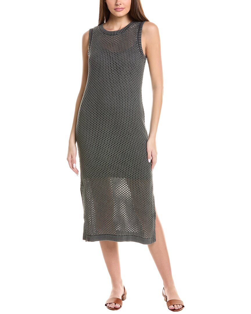 Shop Barefoot Dreams Sunbleached Beach Maxi Dress In Black