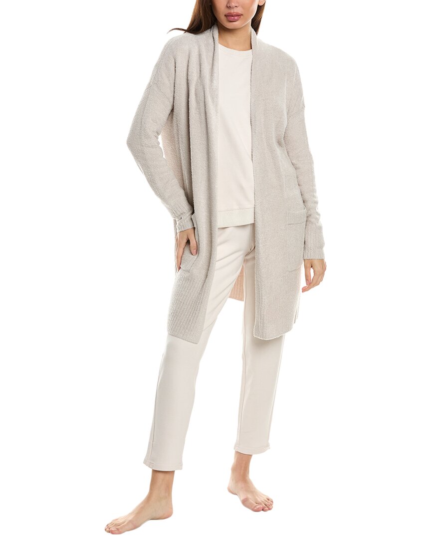Barefoot Dreams Cardigan In Silver