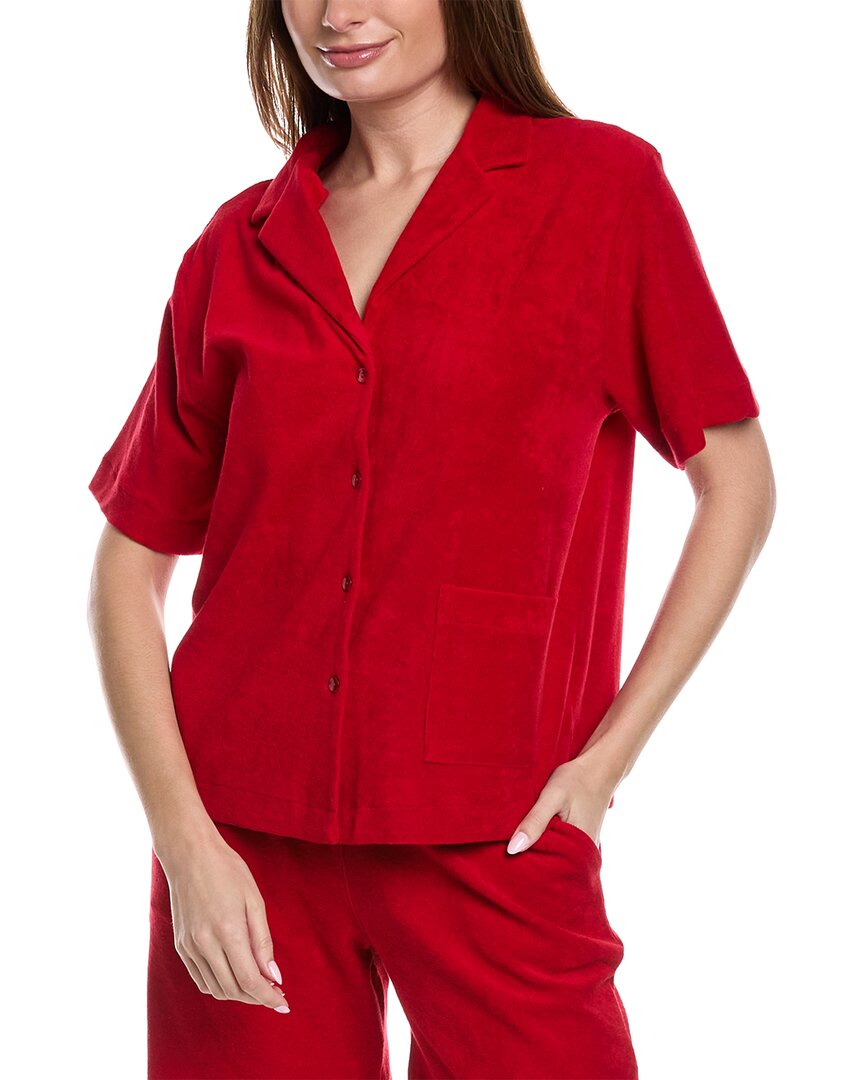 Hanro Sleep & Lounge Shirt In Red