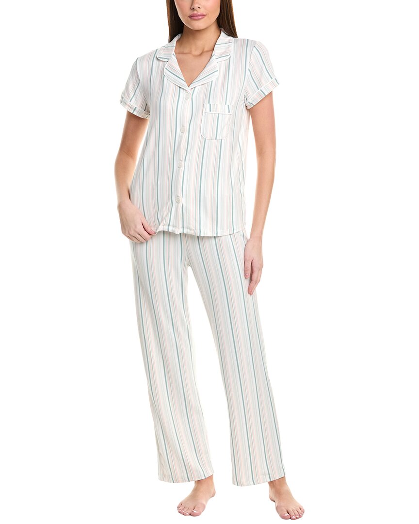 Tart Intimates 2pc Ginnie Pajama Pant Set In Green