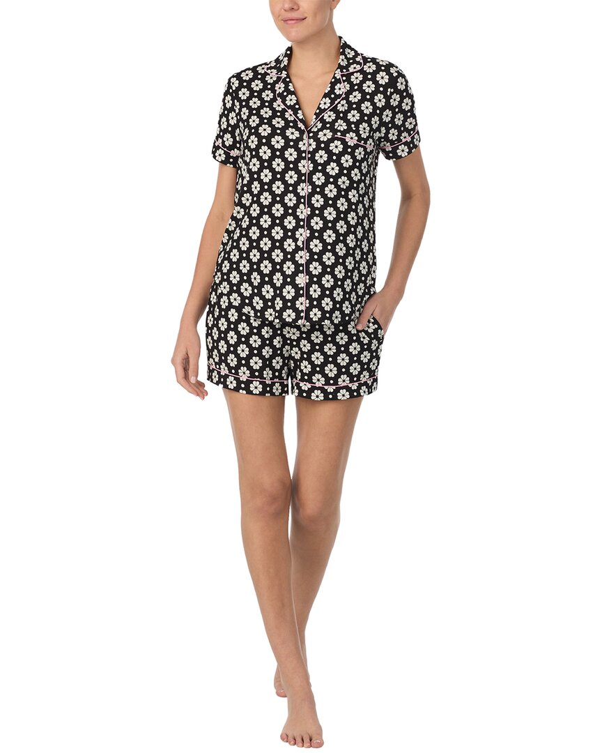 Kate Spade New York Short Pajamas In Black