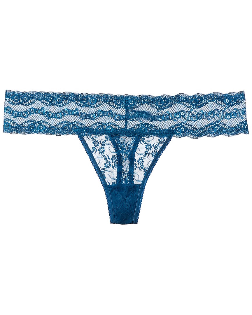 B.tempt'd By Wacoal Thong In Blue