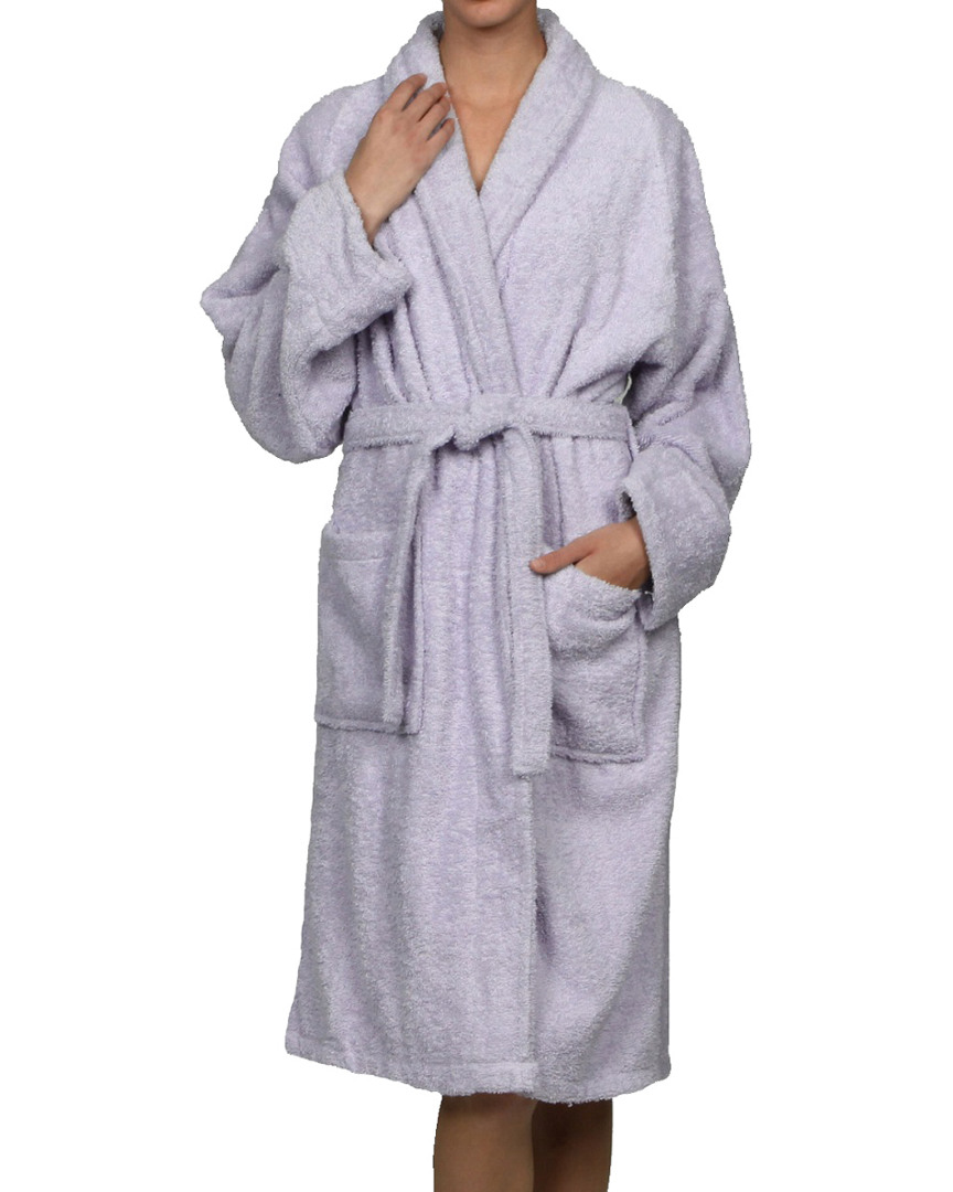 Shop Superior Long Staple Combed Terry Unisex Adult Long Staple Combed Cotton Bathrobe