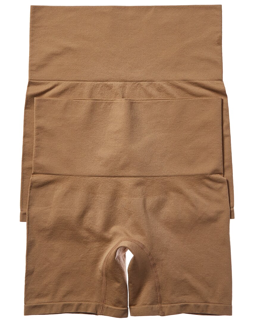 Yummie 2pk Seamless Short In Brown