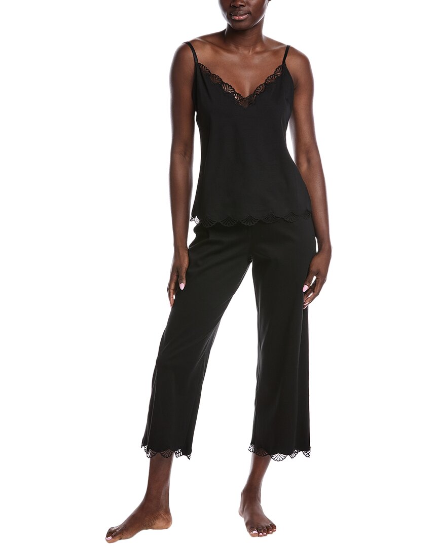 Natori 2pc Bliss Serenity Cami Pajama Set In Black