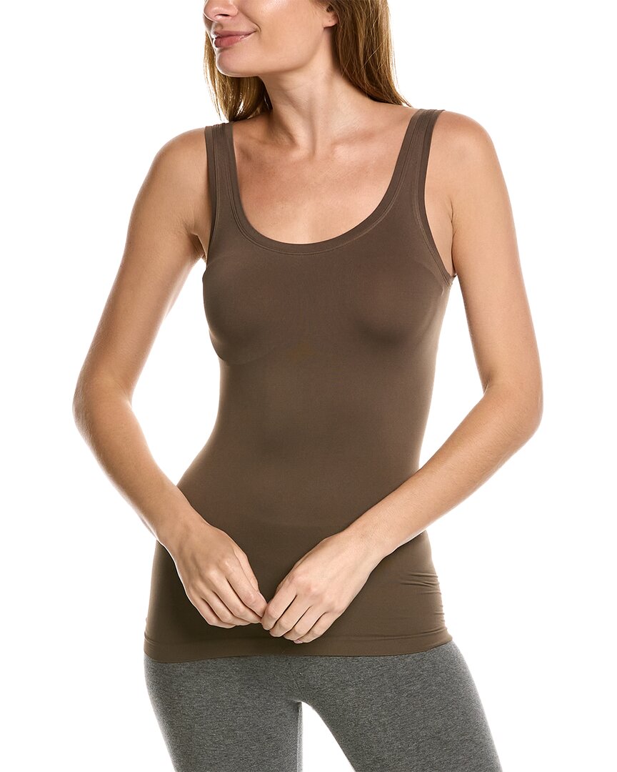 Hanro Touch Feeling Tank In Brown