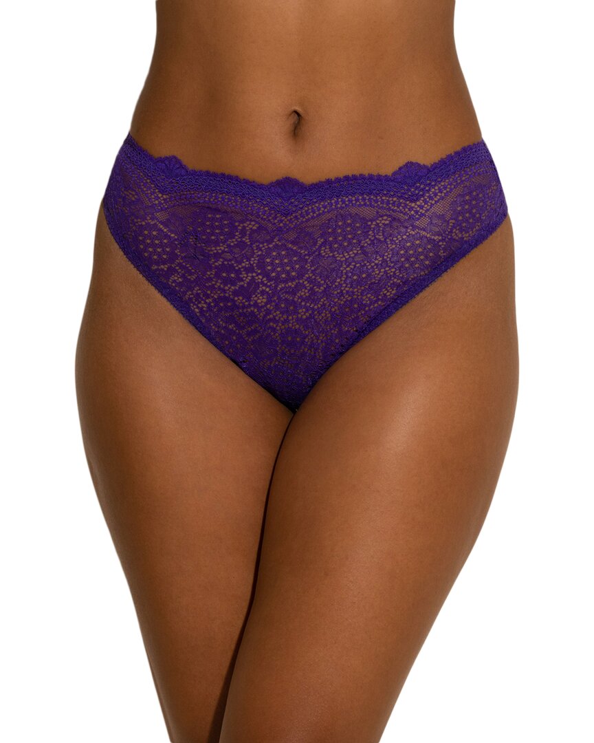 Cosabella Forte High-rise Bikini In Purple