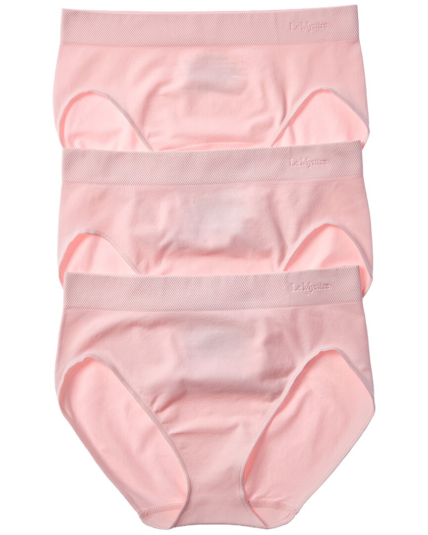 Le Mystere 3pk Hi-cut Brief In Pink