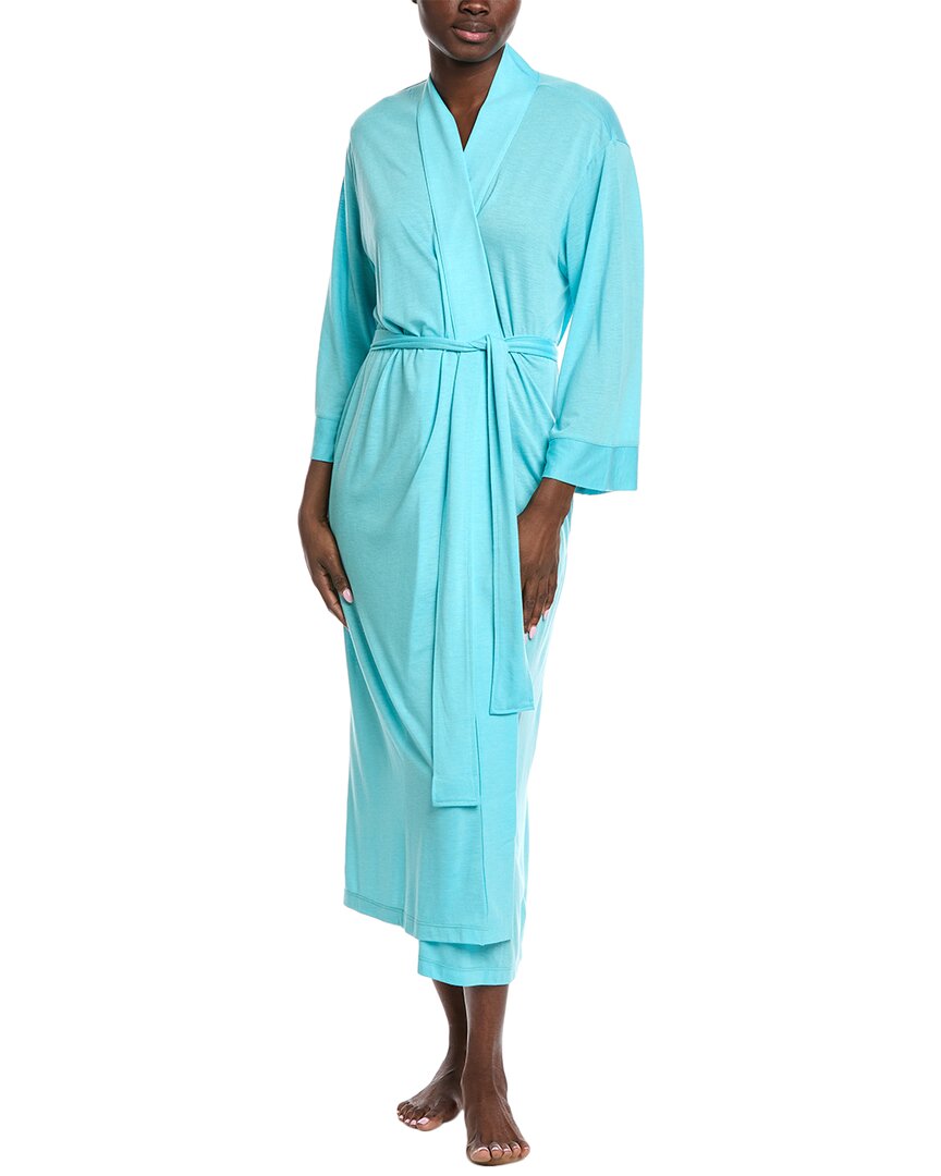 N Natori Congo Robe In Blue