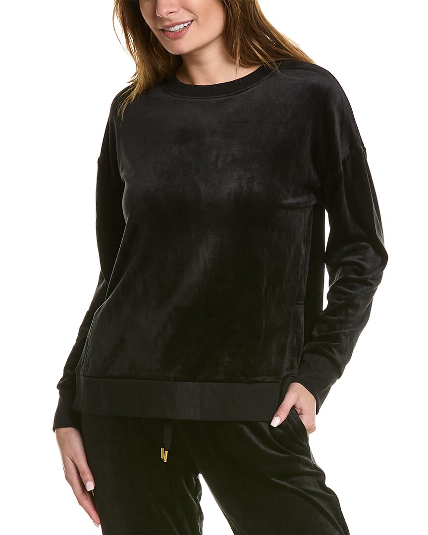 Donna Karan Pajama Top In Black