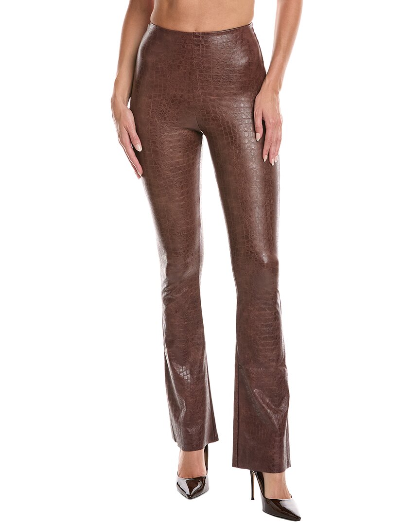 Commando ® Animal Embossed Flare Legging In Brown