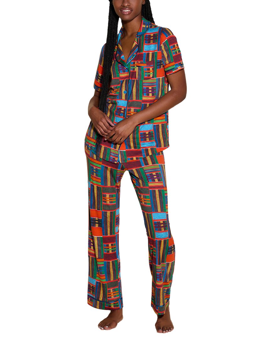 Cosabella Bella Printed Top & Boxer Pj Set