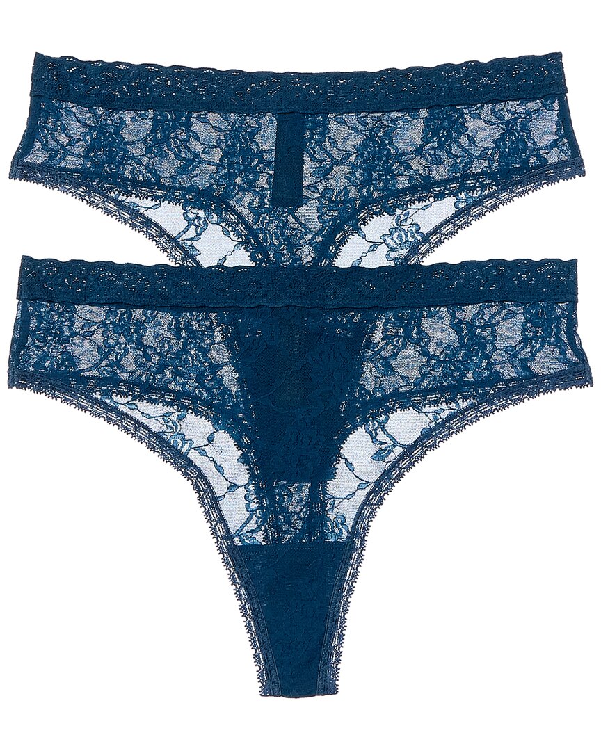 Natori 2pk Bliss Allure Lace Thong