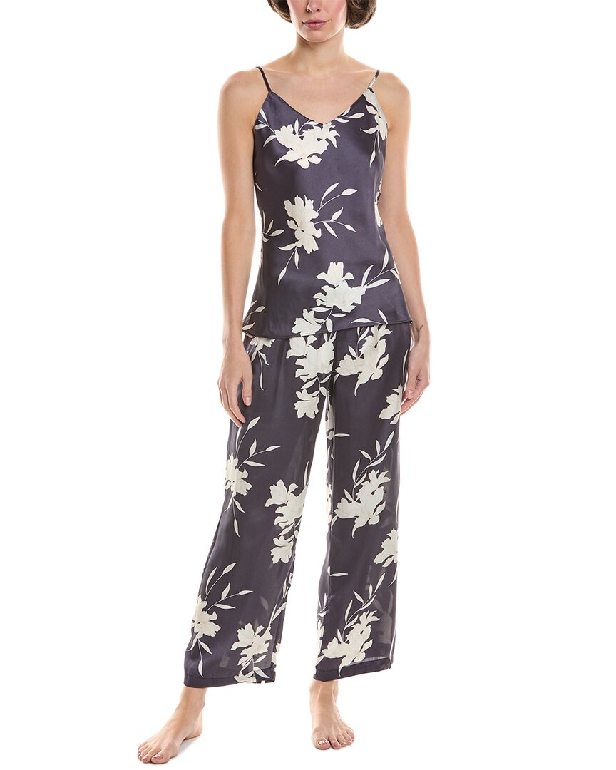 Natori Edit Lily Printed Satin Icon Chemise