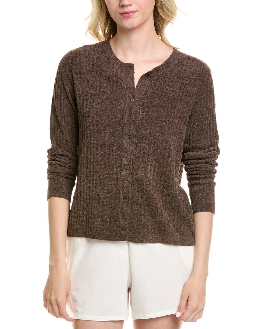 BAREFOOT DREAMS BAREFOOT DREAMS COZYCHIC ULTRA LITE RIBBED BUTTON CARDIGAN