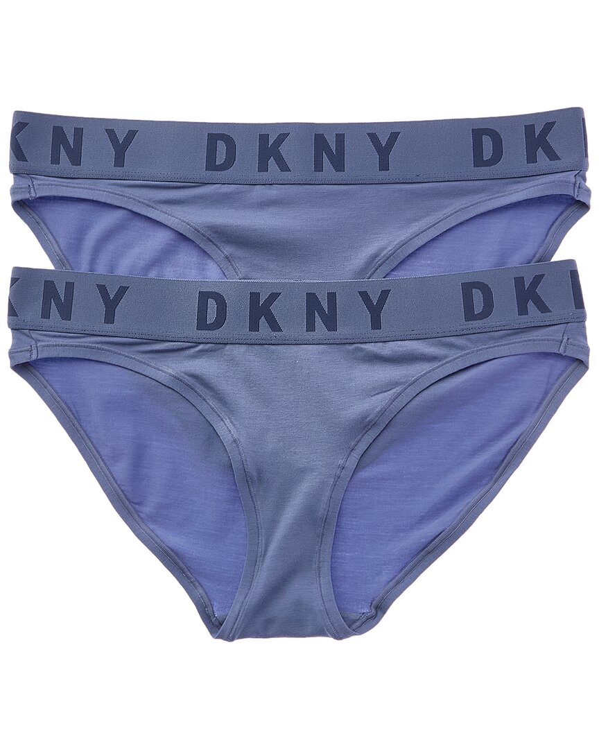 Dkny 2pk Cozy Boyfriend Bikini In Purple