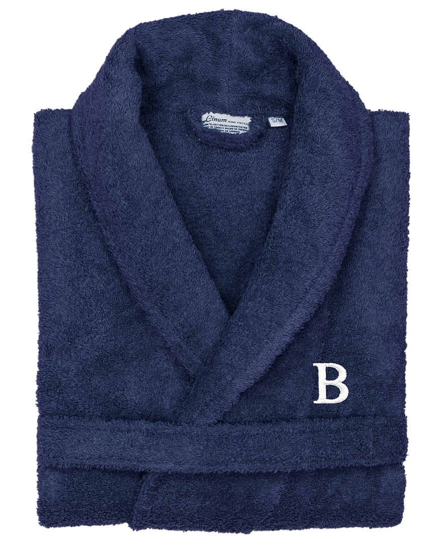 Linum Home Textiles Turkish Cotton Personalized Terry Bathrobe (monogram A-z)