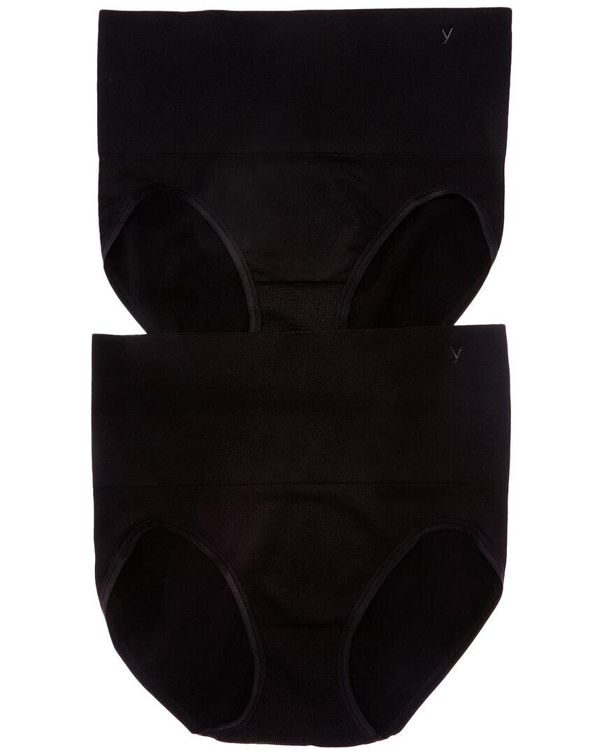 Yummie 2pk Ultralight Seamless Shaping Brief In Black