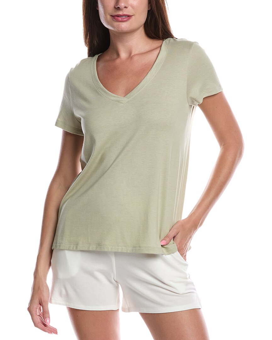 Hanro Sleep & Lounge T-shirt In Green