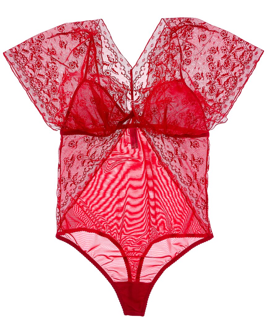 Wacoal Lifted In Luxury Bodysuit In Red