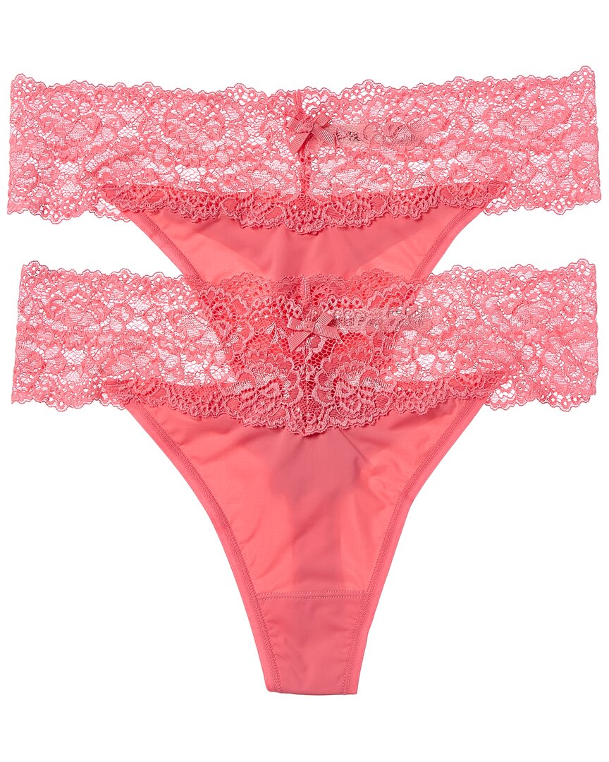 Skarlett Blue 2pk Goddess Thong In Pink