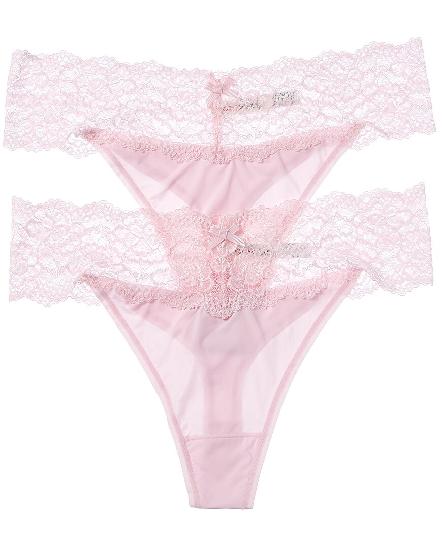 Skarlett Blue 2pk Goddess Thong In Pink