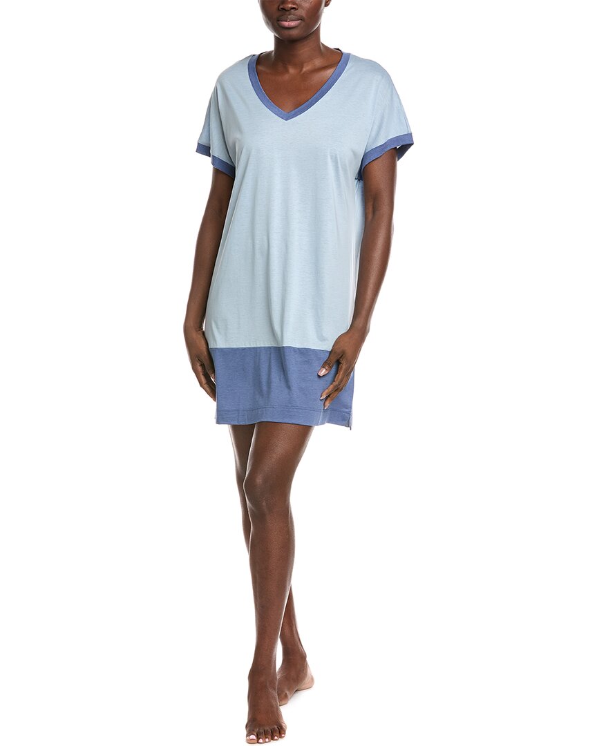 Hanro Laura Big Shirt In Blue